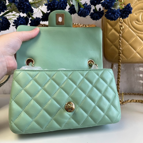 Sold RARE Chanel Pastel mini rectangle bag - Picture 13 of 17